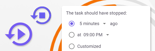 Track with the retrostart feature