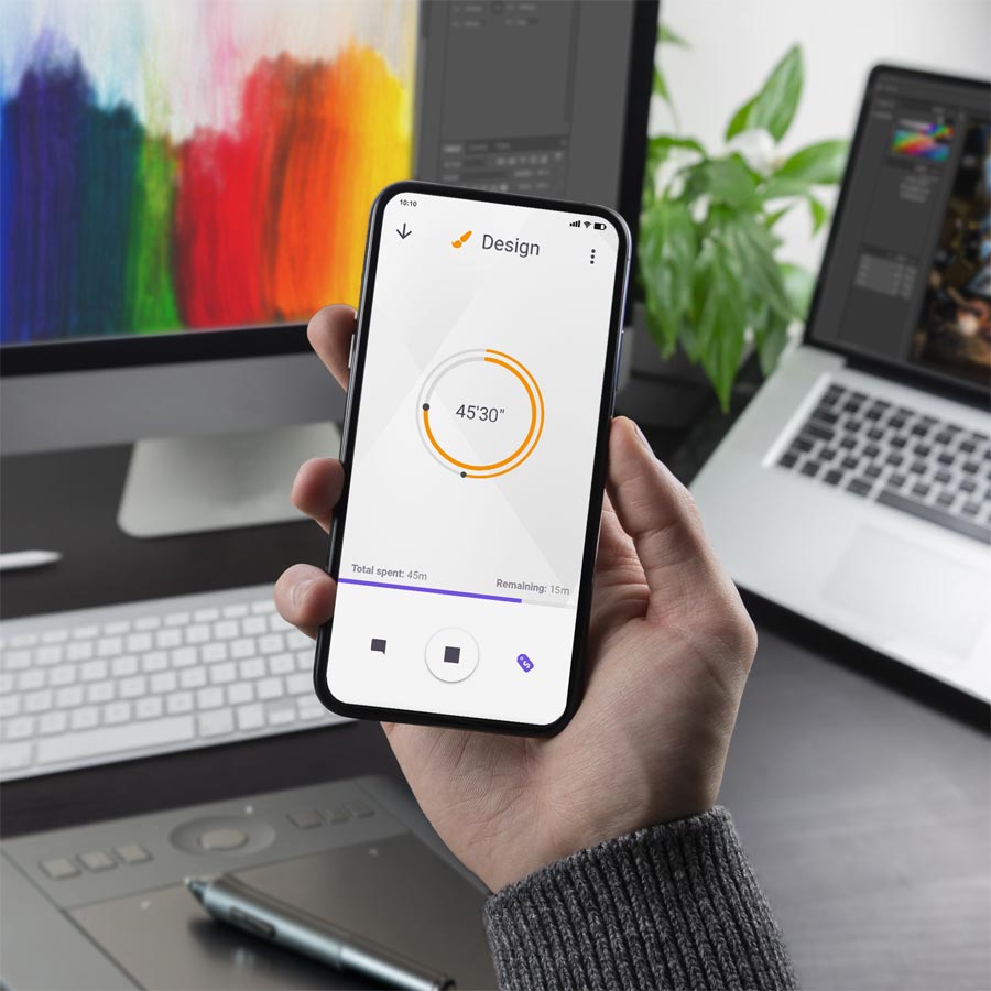 A time management timesheets app